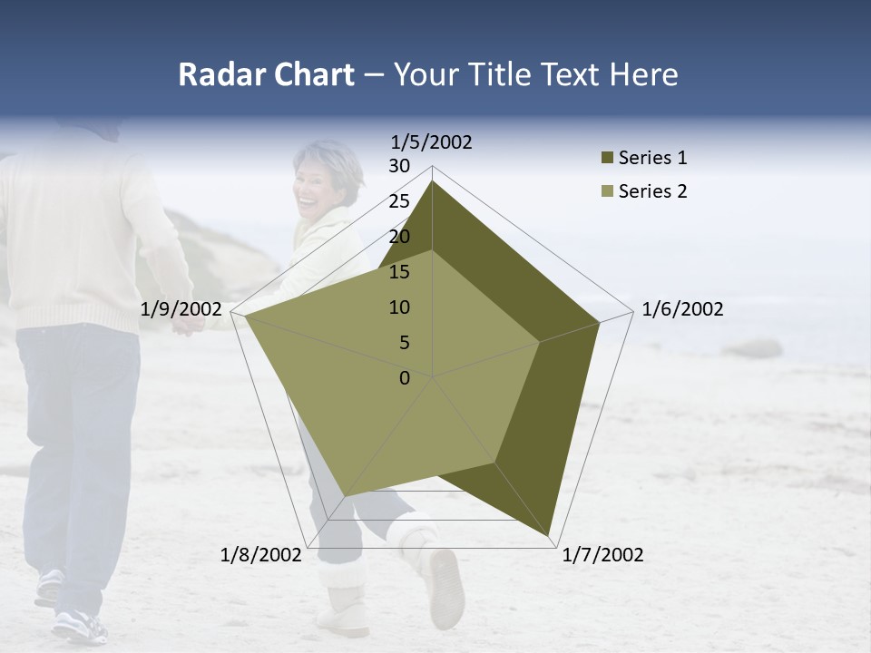 Running Length Caucasian PowerPoint Template