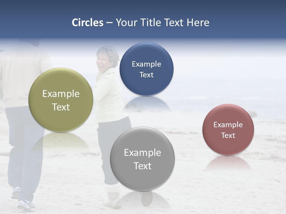 Running Length Caucasian PowerPoint Template