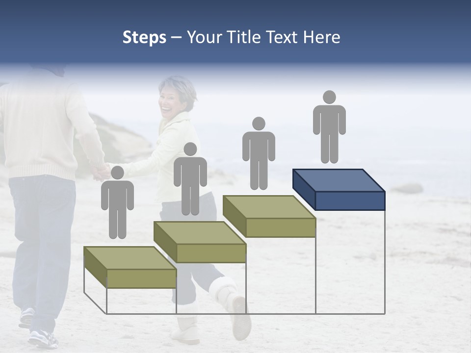 Running Length Caucasian PowerPoint Template