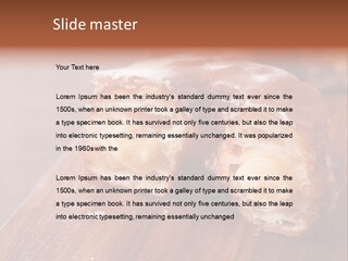 Doughnut Wooden Half PowerPoint Template