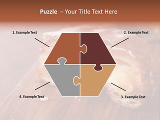 Doughnut Wooden Half PowerPoint Template