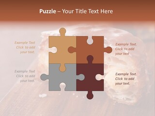 Doughnut Wooden Half PowerPoint Template