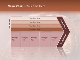 Doughnut Wooden Half PowerPoint Template