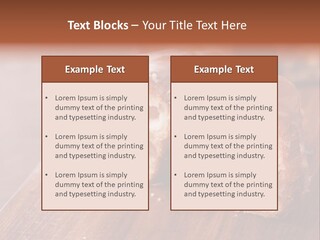 Doughnut Wooden Half PowerPoint Template