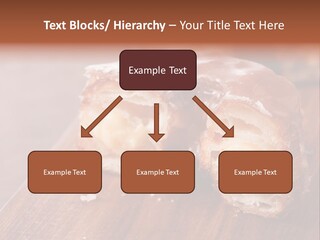 Doughnut Wooden Half PowerPoint Template