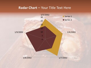 Doughnut Wooden Half PowerPoint Template