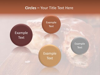 Doughnut Wooden Half PowerPoint Template