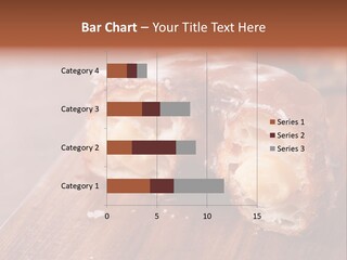 Doughnut Wooden Half PowerPoint Template