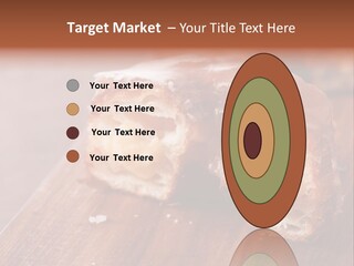 Doughnut Wooden Half PowerPoint Template