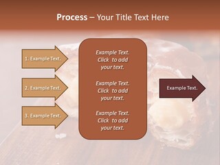 Doughnut Wooden Half PowerPoint Template