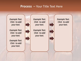 Doughnut Wooden Half PowerPoint Template