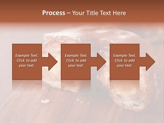 Doughnut Wooden Half PowerPoint Template