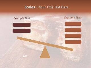 Doughnut Wooden Half PowerPoint Template