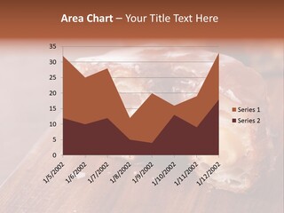 Doughnut Wooden Half PowerPoint Template