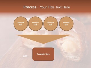 Doughnut Wooden Half PowerPoint Template