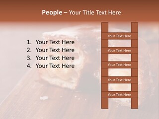 Doughnut Wooden Half PowerPoint Template