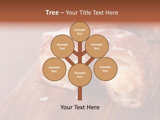 Doughnut Wooden Half PowerPoint Template