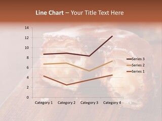Doughnut Wooden Half PowerPoint Template