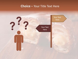 Doughnut Wooden Half PowerPoint Template