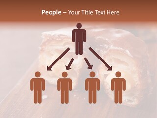 Doughnut Wooden Half PowerPoint Template