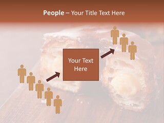 Doughnut Wooden Half PowerPoint Template