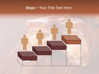 Doughnut Wooden Half PowerPoint Template
