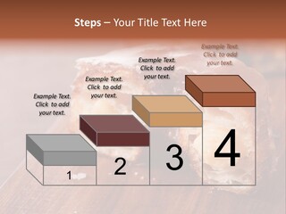 Doughnut Wooden Half PowerPoint Template