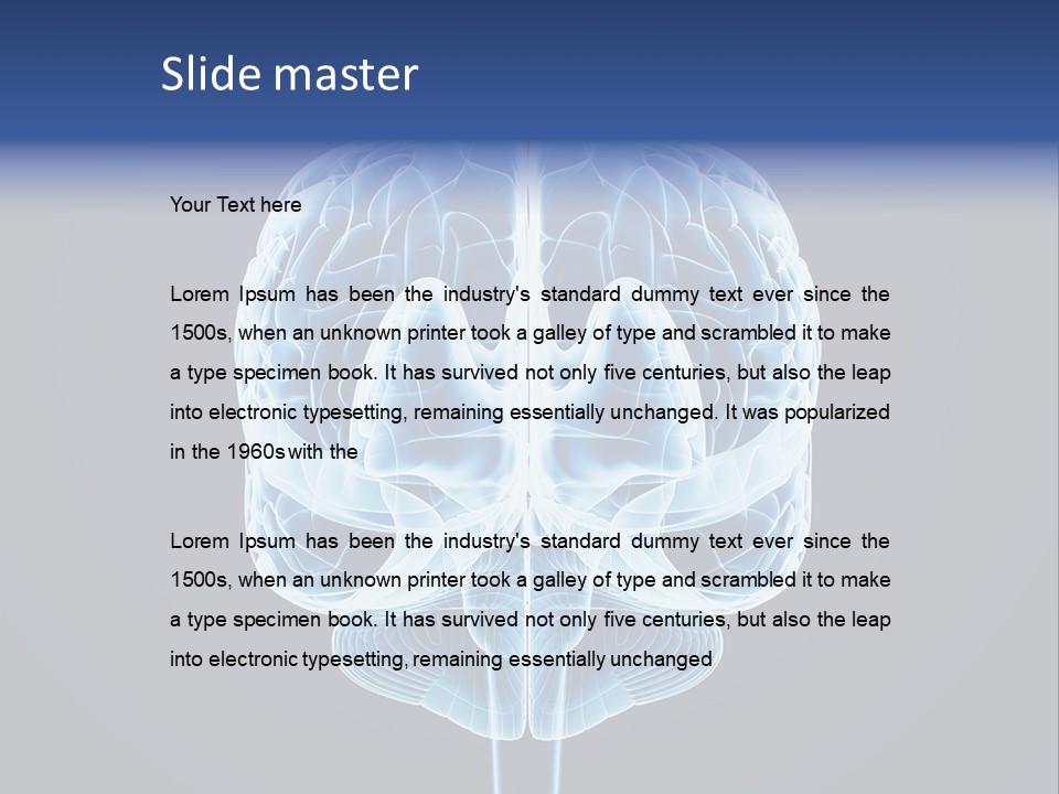 Cell Synapse Concentration PowerPoint Template
