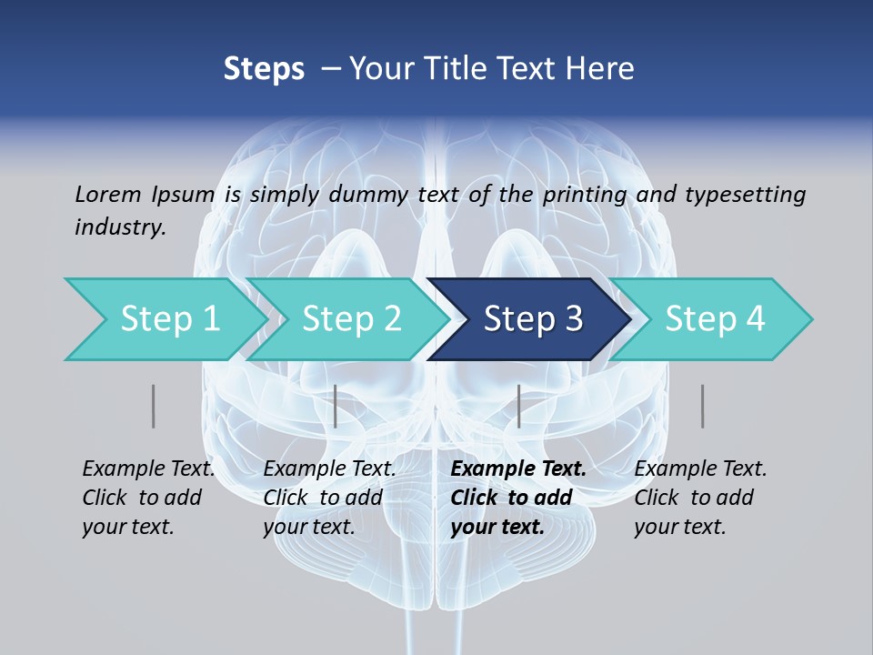 Cell Synapse Concentration PowerPoint Template