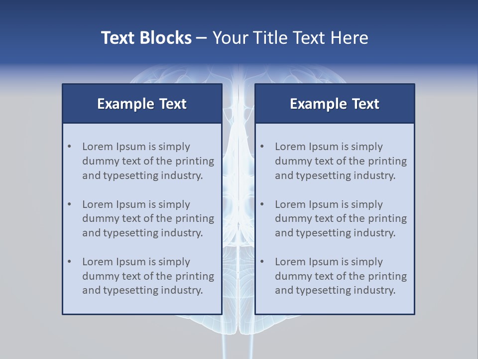 Cell Synapse Concentration PowerPoint Template