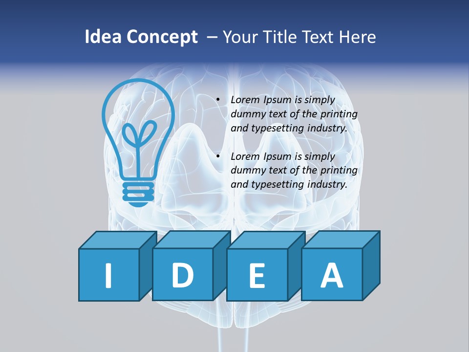 Cell Synapse Concentration PowerPoint Template