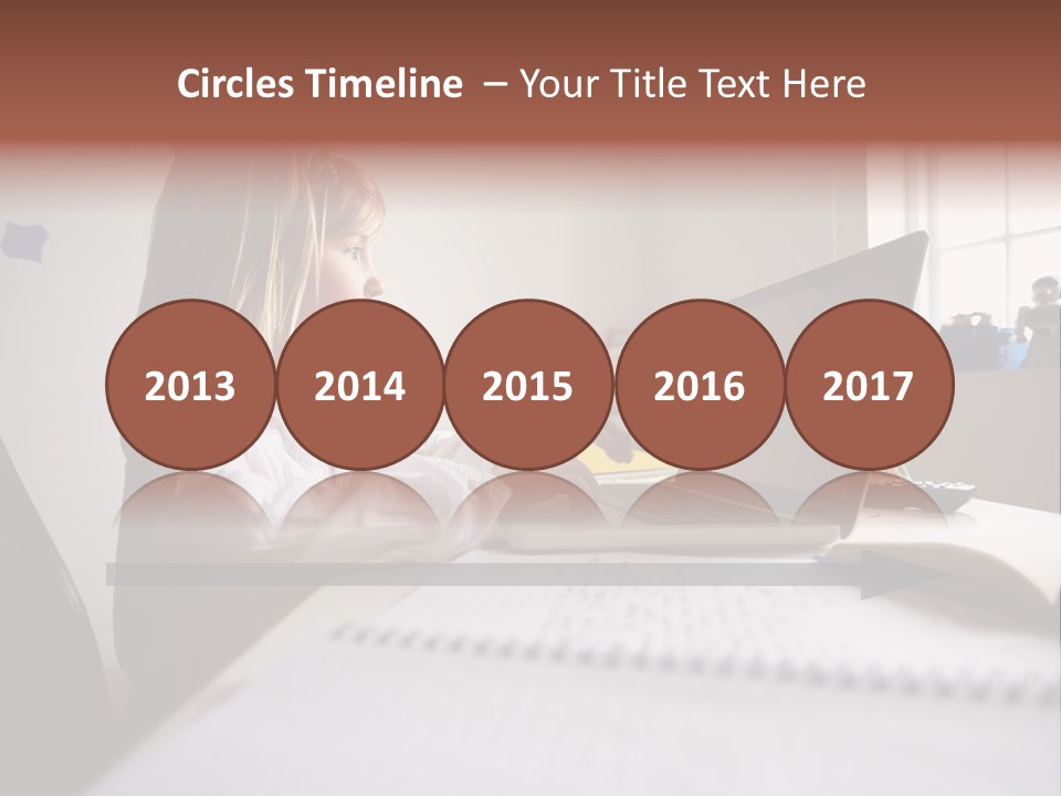 Working Bedroom Person PowerPoint Template