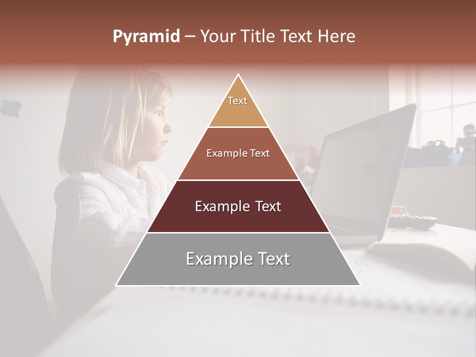 Working Bedroom Person PowerPoint Template