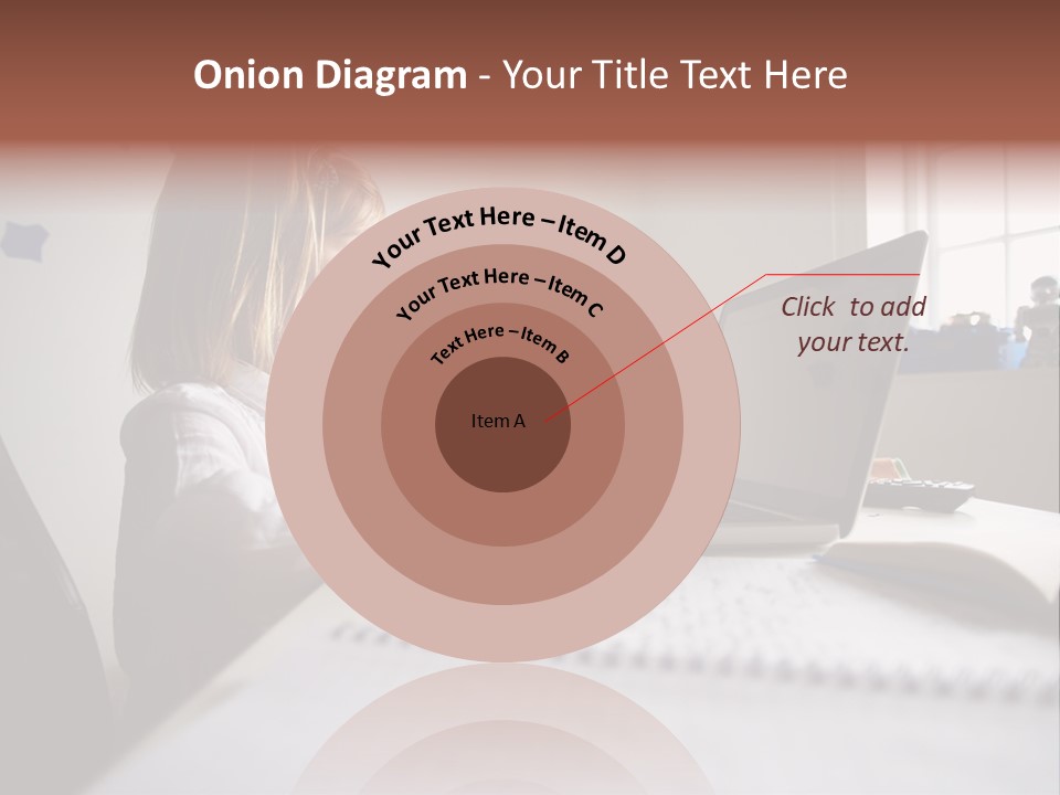 Working Bedroom Person PowerPoint Template