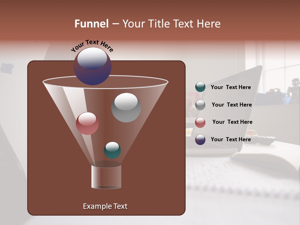 Working Bedroom Person PowerPoint Template