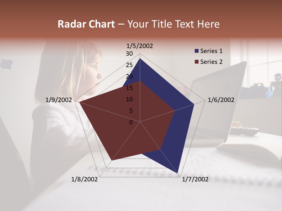 Working Bedroom Person PowerPoint Template