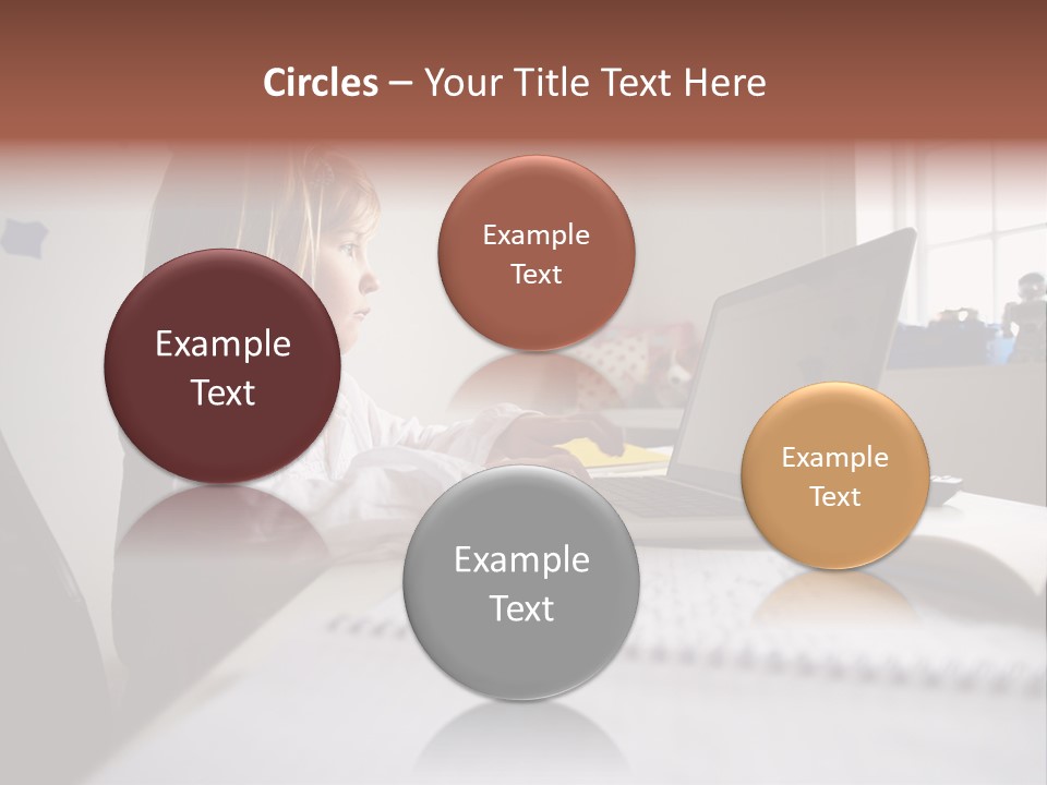 Working Bedroom Person PowerPoint Template