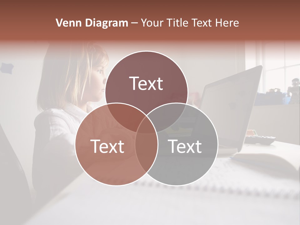 Working Bedroom Person PowerPoint Template