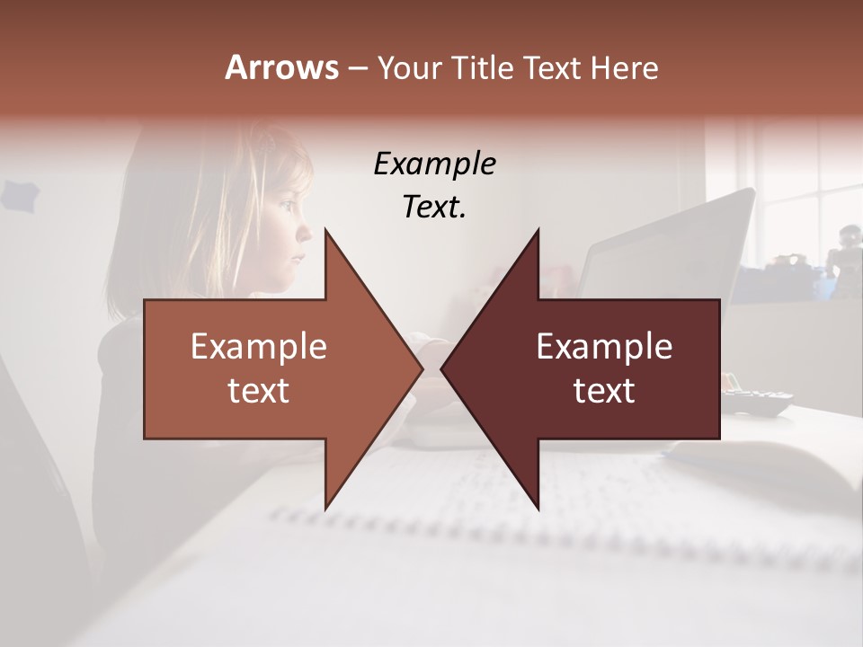 Working Bedroom Person PowerPoint Template