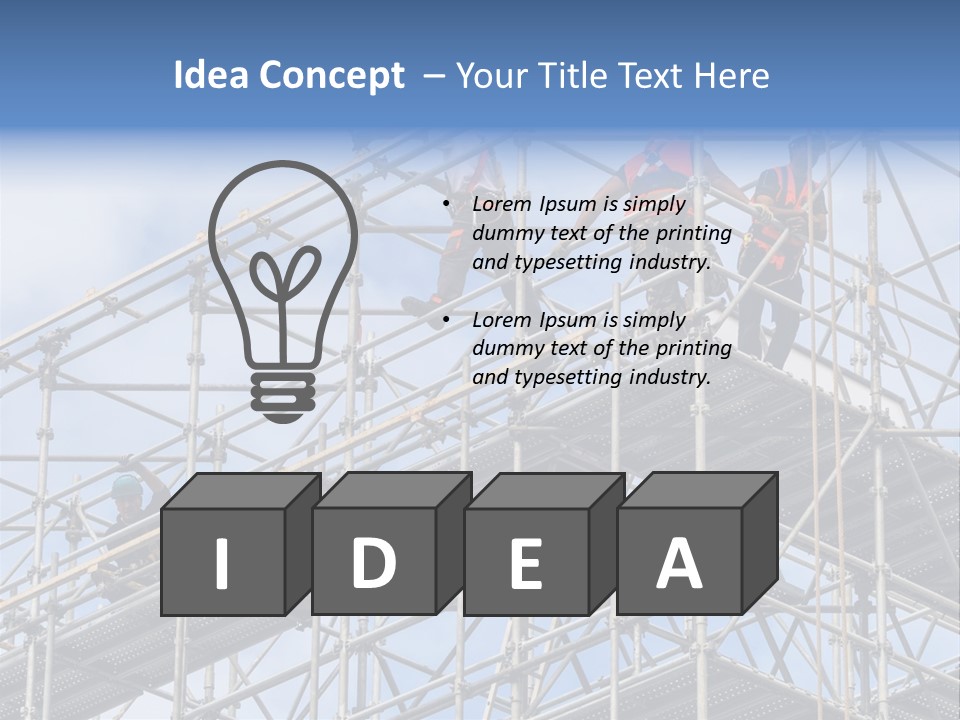 Memorize Object Desk PowerPoint Template