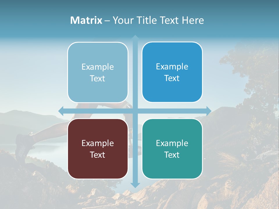 Man Disabled Person Artificial Leg PowerPoint Template