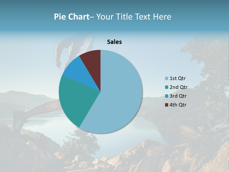 Man Disabled Person Artificial Leg PowerPoint Template