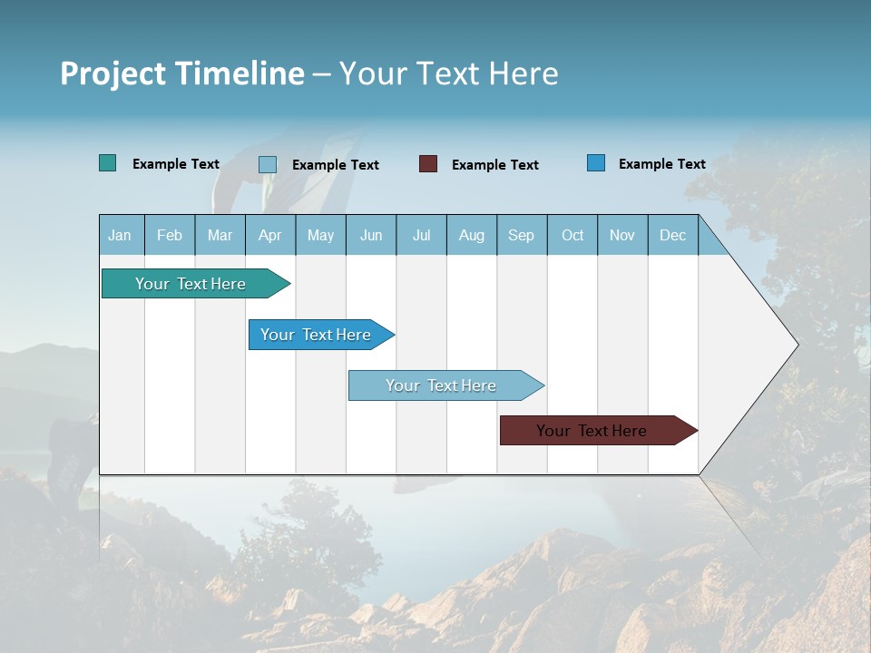 Man Disabled Person Artificial Leg PowerPoint Template