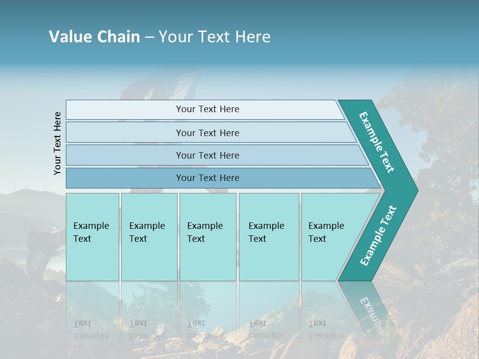 Man Disabled Person Artificial Leg PowerPoint Template