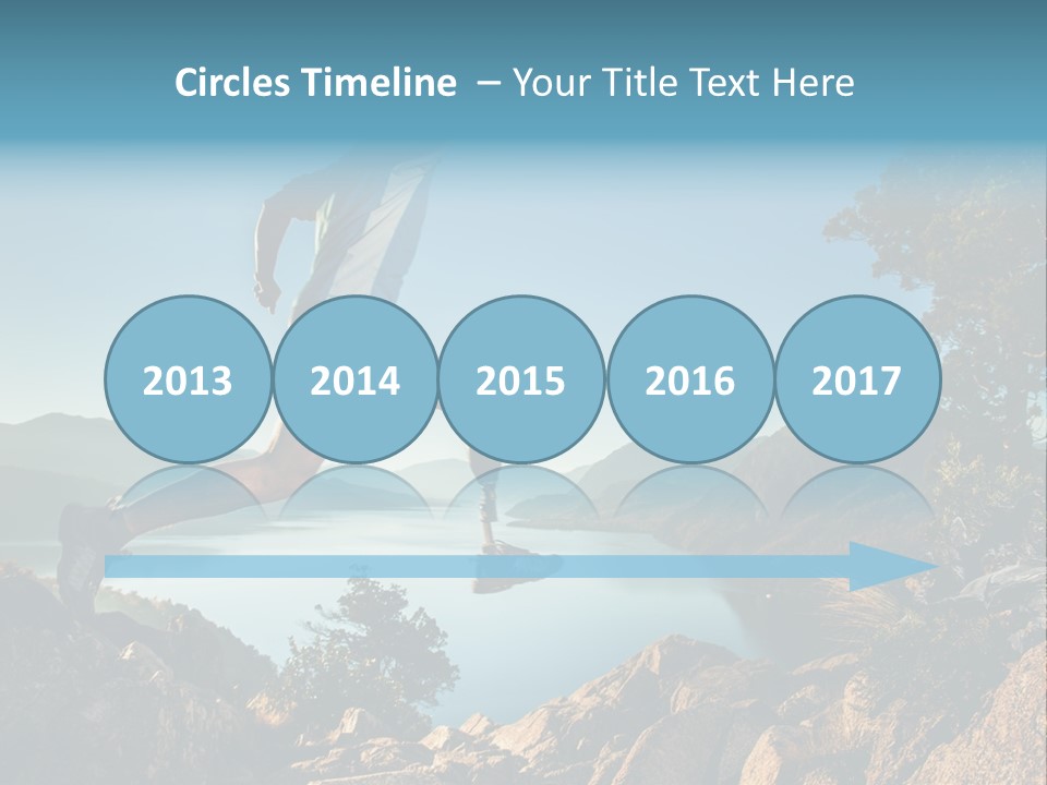 Man Disabled Person Artificial Leg PowerPoint Template