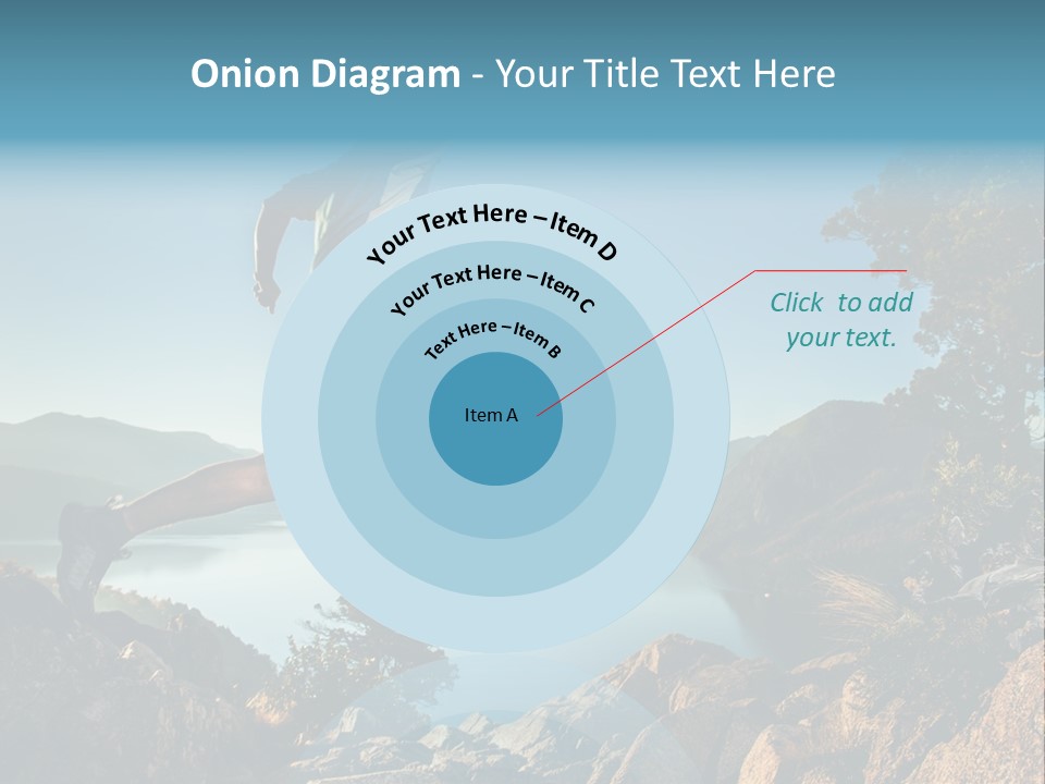 Man Disabled Person Artificial Leg PowerPoint Template