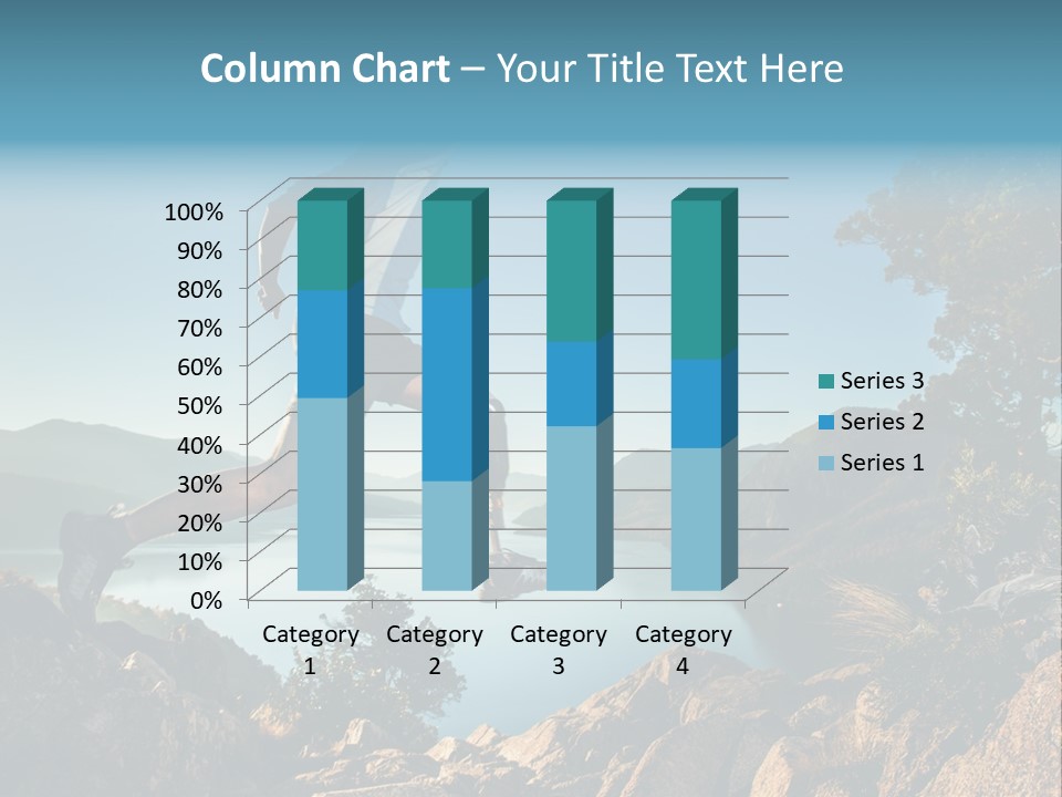 Man Disabled Person Artificial Leg PowerPoint Template