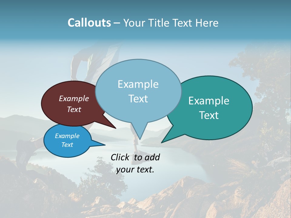Man Disabled Person Artificial Leg PowerPoint Template