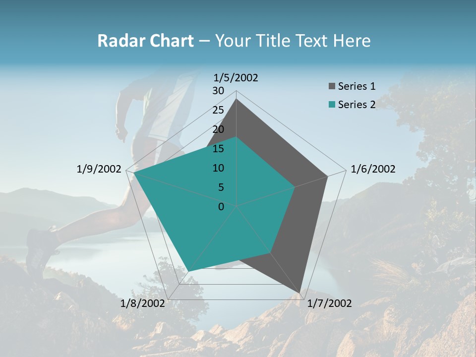 Man Disabled Person Artificial Leg PowerPoint Template