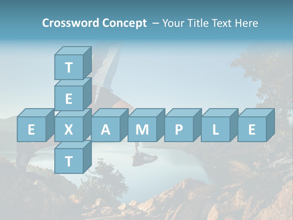 Man Disabled Person Artificial Leg PowerPoint Template